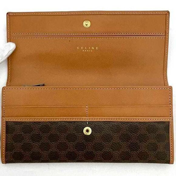 Pre Loved celine Women Brown Wallets - Picture 5 of 8